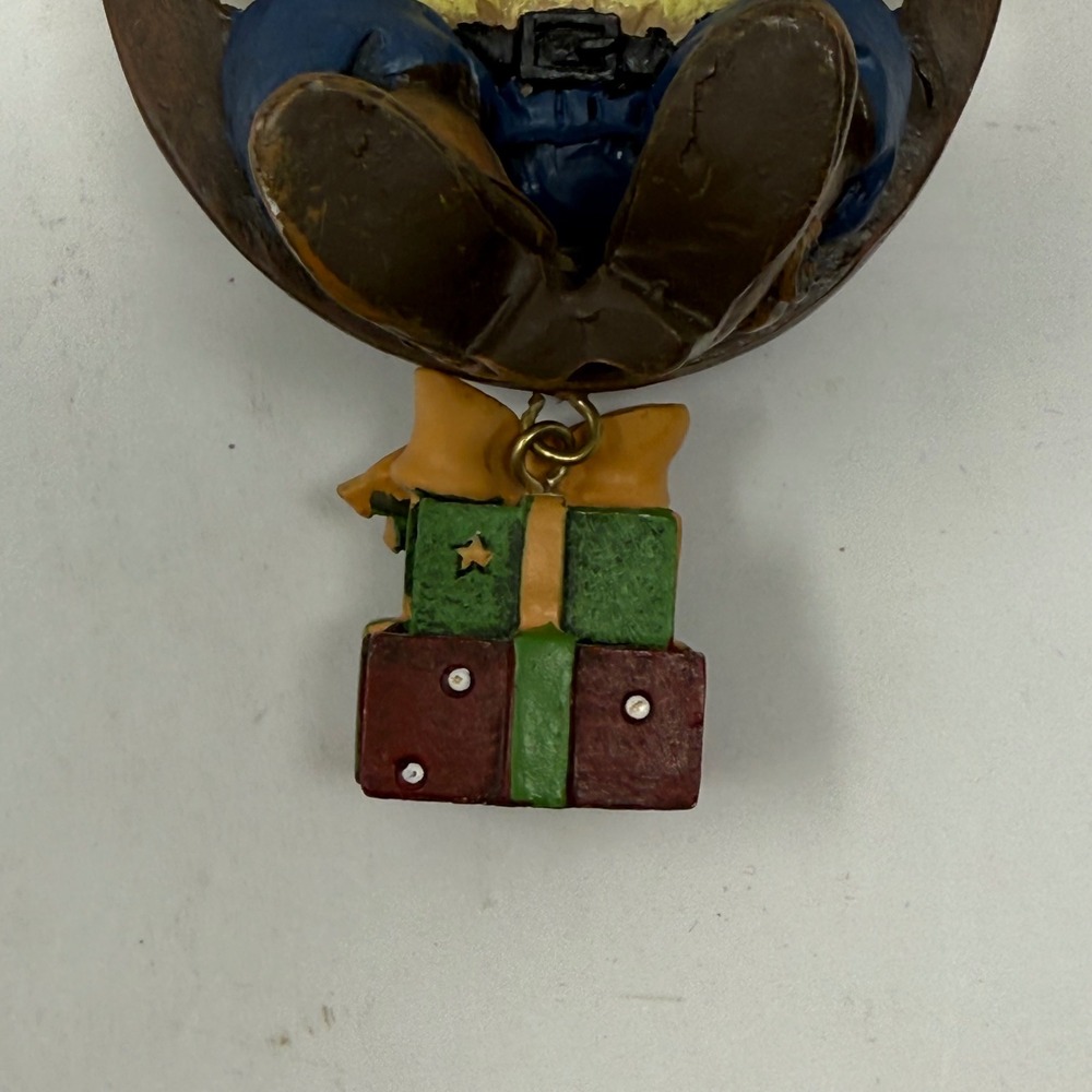 Cowboy Santa Christmas Ornament Multicolor Western Horseshoe - Picture 4 of 6